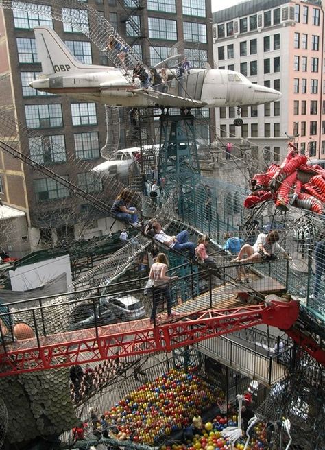 The City Museum in St. Louis Has a Playground Adults Would be Jealous of Cool Playgrounds, Adult Playground, Parc D'attraction, City Museum, Grown Ups, St Louis Missouri, Oh The Places Youll Go, Saint Louis, Amusement Park