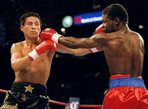 Miguel Angel Gonzalez vs. Lamar Murphy battle in a World Lightweight Championship fight. Pernell Whitaker, Olympic Boxing, Roberto Durán, 1984 Olympics, Hit By A Car, Boxing Champions, Fair Play, Emergency Medical, Virginia Beach