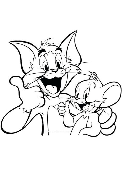 Tom And Jerry Coloring Pages, Tom And Jerry Coloring, Tom And Jerry Drawing, Desenho Tom E Jerry, Tom Und Jerry, Tom And Jerry Pictures, Tom And Jerry Cartoon, Tom Y Jerry, Cat And Mouse