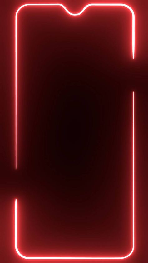 Full Red Wallpaper, Neon Frame Wallpaper, Edge Lighting Wallpaper, Red Neon Wallpaper, Red Lights Wallpaper, Light Red Wallpaper, Red Light Background, Wallpaper For Homescreen, Iphone Wallpaper Nasa