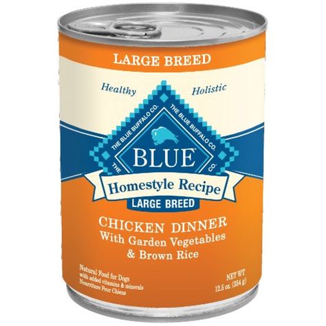 Blue Buffalo Large Breed Dog Canned Food, Chicken (Pack of 12 12.5-Ounce Cans) @@ Do you want additional info? Click on the image. (This is an affiliate link and I receive a commission for the sales)