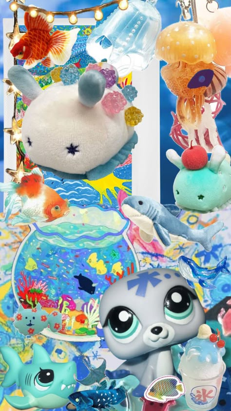 Lps Wallpaper Iphone, Japan Cute Wallpaper, Littlest Pet Shop Wallpaper, Lps Wallpaper Aesthetic, Lps Plushies, Sea Creature Wallpaper, Lps Wallpaper, Sea Creatures Wallpaper, Lps Pfp