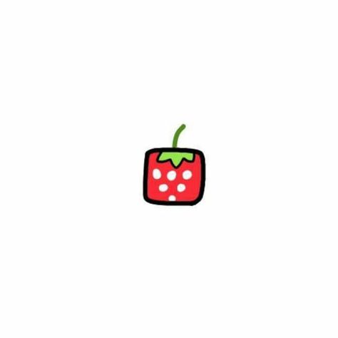 Strawberry Drawing Simple, Strawberry Drawing, Cute Small Drawings, Pic Beautiful, Mini Doodle, Doodle Tattoo, Drawing Simple, Small Drawings, Easy Doodle Art