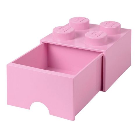 Fun and iconic storage! With this LEGO storage box, kids will have fun while tidying up their rooms. Sort your toys, decorate, play and have fun with the boxes! The LEGO brick drawer is stackable, just like the original LEGO brick, and fits with the LEGO storage brick system. Safe and practical: material is PP (safe plastic material); easy to clean with a wet cloth. Warning! Always open the drawer on a level surface to Avoid the risk of the box tipping over. Drawer may tilt when open freestandin Lego Storage Drawers, Lego Storage Boxes, Lego Storage Brick, Lego Hogwarts, Drawer Lights, Stackable Storage Boxes, Colorful Storage, Úložný Box, Lego Toy