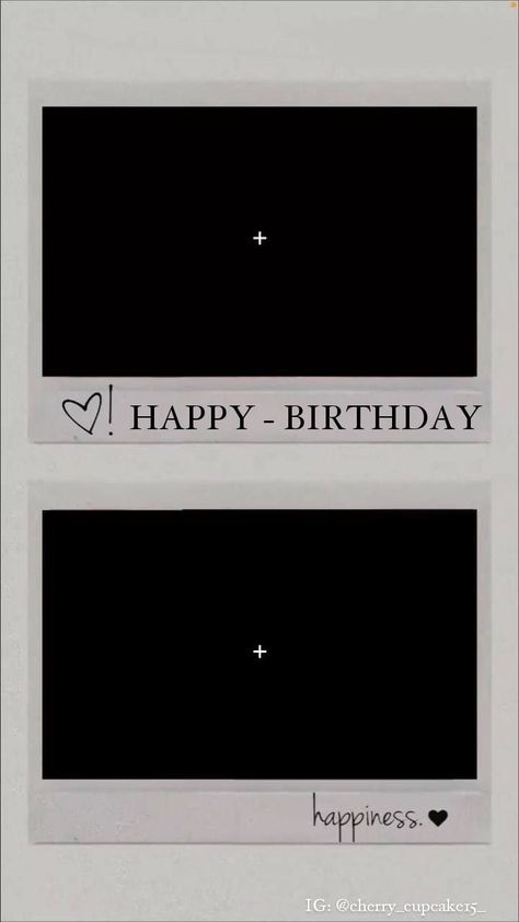 Birthday Collage Instagram Story Template, Birthday Collage For Instagram Story, Birthday Templets For Instagram Story, Birthday Count Down Story Instagram Ideas, Happy Birthday Single Pic Template, Birthday Outline For Instagram, Birthday Frames Black, Happy Birthday Template Boyfriend, Cute Birthday Countdown Ideas Instagram