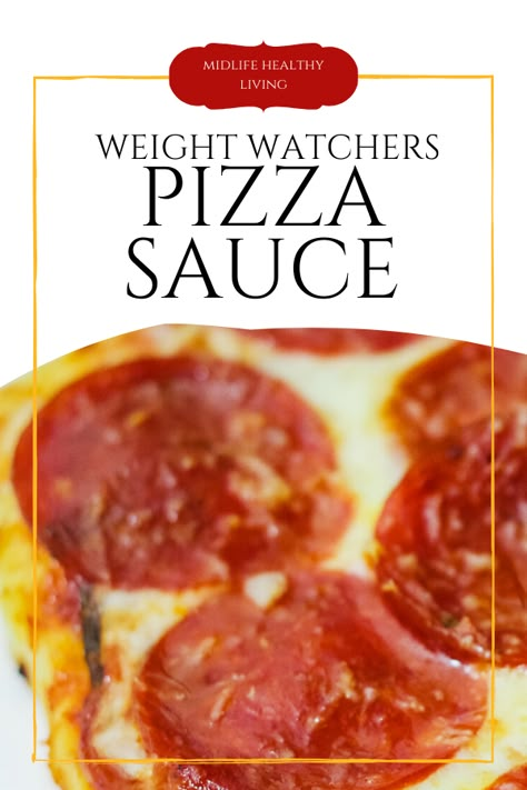 Low Calorie Pizza Sauce, Ww Pizza Recipes, Flatout Pizza Recipes, Ww Sauces, Healthy Pizza Sauce, Ww Pizza, Ww 2024, Ww Dinners, Weight Watchers Pizza