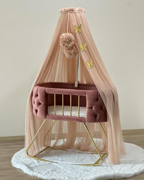 Luxury Velvet Baby Bassinet - Worldwide shipping available to all countries Order link in bio/Tap to shop - 5 star reviews 🌟🌟🌟🌟🌟 - Quality Products - Unique and Special Items - Responsive Customer Service Team - Free and Fast shipping on qualifying orders Shop @rubybellebaby #rubybellebaby #babybassinet #babycanopy #luxuryvelvetbabybed #viral #explorepage #explore #babycrib #bassinet #viralvideos #viralreels #viralpost #viralvideo #babyroom #nursery #babynursery #babynurserydecor #babyn... Luxury Bassinet, Bassinets For Baby, Baby Basinets, Baby Bassinets, Bling Baby Shoes, Girls Couture Dresses, Lace Romper Baby, Newborn Baby Gift Set