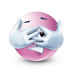 Scared Emoji, Emoji Reaction, Pink Emoji, Blue Emoji, Funny Emoji Faces, Whatsapp Wallpaper Cute, Funny Emoticons, Emoji Art, Emoji Faces