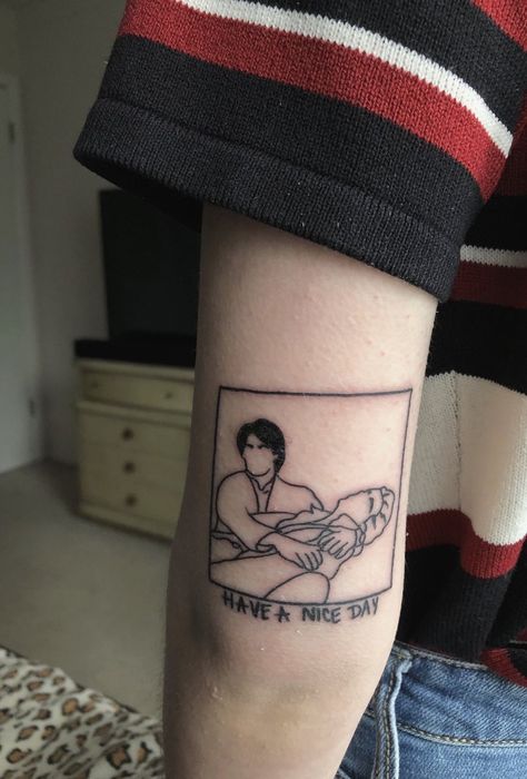 River Phoenix Tattoo, My Own Private Idaho Tattoo, Fleabag Scene, Tattoo Positions, Shelby Core, Idaho Tattoo, Private Idaho, Film Cult, My Own Private Idaho