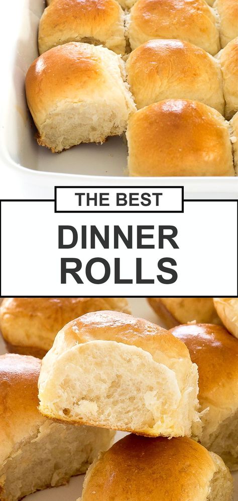 Best Dinner Roll Recipe, Best Dinner Rolls, Easy Dinner Rolls, Rhodes Dinner Rolls, No Yeast Dinner Rolls, Buttery Rolls, Fluffy Dinner Rolls, Honey Baked Ham, Homemade Dinner Rolls