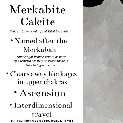 Merkabite Calcite crystal meaning White Calcite Meaning, Crystal Purposes, Calcite Crystal Meaning, Empathy Symbol, Crystal 101, Crystal Wishlist, Calcite Meaning, Crystal Magick, Crystal Properties