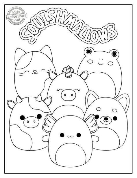 Unleash your creativity! Click the link above to find a collection of inspiring coloring pages and start coloring today! 😂😾 Squish Mallow Coloring Pages, Squishmallow Art Ideas, Sqishmelow Drawing, Squishmallows Coloring Pages, Squishmallow Coloring Pages, Rare Squishmallows, Squishmallow Party, Squish Mallow, Family Coloring Pages