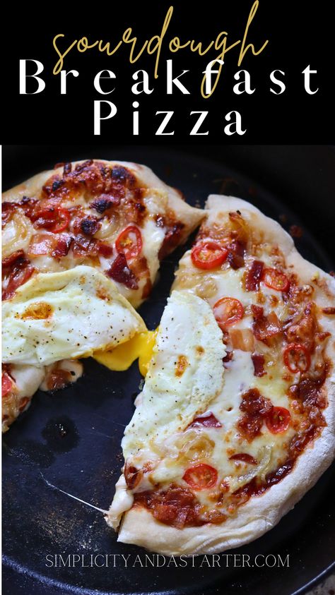 Sourdough Discard Breakfast Pizza, Sourdough Breakfast Foccacia, Sourdough Breakfast Pizza, Sourdough Cereal, Sourdough Discard Breakfast, Toast Sourdough, Sourdough Pizza Crust Recipe, Sourdough Breakfast Recipes, Sourdough Waffles