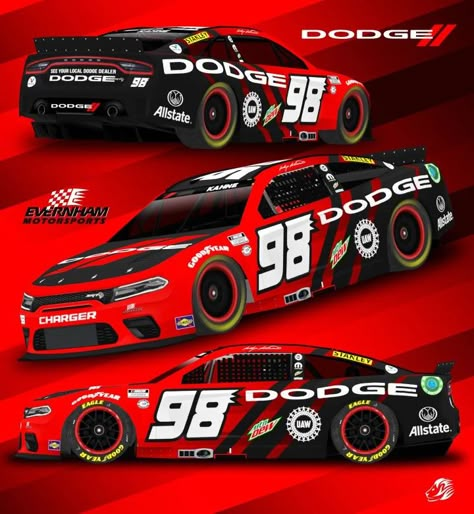 Nascar Race Tracks, Nascar Racers, Race Car Driving, Touring Car Racing, Cool Old Cars, Nascar Diecast, Nascar Cars, Course Automobile, Racing Car Design