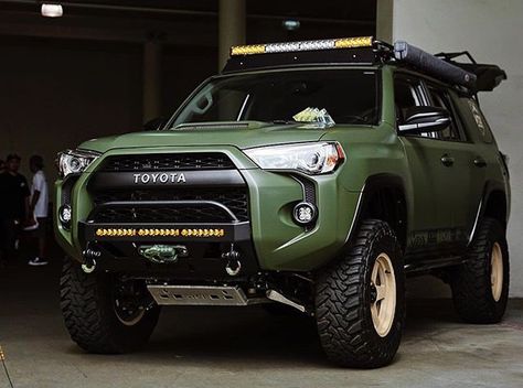 Matte Green 4Runner Wrapped 4runner, Green 4runner, Toyota 4runner Green, Army Green 4runner, Toyota 4runner Colors, Modified 4runner, 2022 4runner Trd Off Road, Toyota Four Runner, 4runner Generations