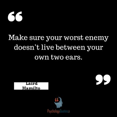 sports psychology quotes Make sure your worst enemy doesn’t live between your own two ears. Sport Psychology Quotes, Sports Psychology Quotes, Nervous Quotes, Performance Psychology, Sport Psychology, Sports Motivation, Gymnastics Quotes, Successful Person, Thought Bubble