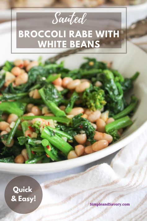 Brocoli Rabe Recipes, Sauteed Broccoli Rabe, Sauteed Broccoli, Broccoli Rabe Recipe, Broccoli Sauteed, Broccoli Rabe, Vegetarian Main Dishes, Side Dish Recipes Easy, Easy Side Dish