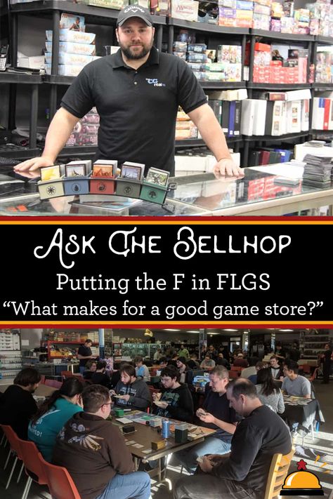 What makes a good hobby game store? What sets one gamestore above another? How can a local game shop earn the F in FLGS? Hobby Store Design, Tabletop Game Store, Game Shop Design, Game Store Design, Board Game Store, Mythic Quest, Dragons Lair, Board Game Cafe, Library Games