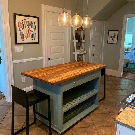 Kitchen Butcher Block Island, Kitchen Island Butcher Block, Island Butcher Block, Kitchen Islands Ideas With Seating, Kitchen Island Furniture, Custom Butcher Block, Butcher Block Kitchen Island, Small Kitchen Island Ideas, Diy Butcher Block