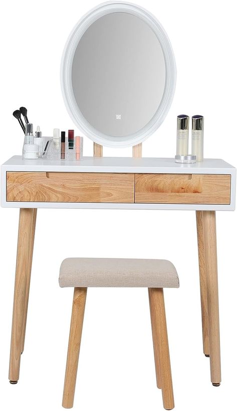 https://amzn.to/3ZFlpSD Makeup Dressing Table, Dressing Table, Makeup Vanity, Vanity Lighting, Sleek Design, Bedroom Design, Vanity, Bedroom, Design