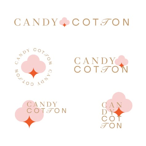 Brand Identity Pattern, Candy Logo, Candy Cotton, Brand Strategy Design, Create Logo, Vi Design, Article Design, Modern Logo Design, Minimalist Logo Design