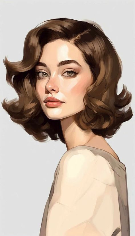 Professional illustration services on Fiverr. Talented freelance illustrators turn ideas into Art. Digital & hand-drawn illustrations. Digital Art Face, Digital Portrait Illustration, Female Art Painting, Digital Portrait Art, Digital Painting Tutorials, Digital Art Illustration, Portraits From Photos, Digital Art Girl, Beautiful Fantasy Art