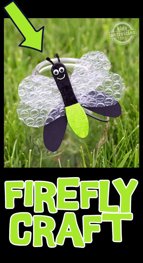 Fun and Easy Firefly Craft for Kids | Kids Activities Blog Firefly Drawing, Firefly Craft, Fireflies Craft, Little Mermaid Musical, Make Craft, Vbs Crafts, First Friday, Drawing Activities, Craft For Kids