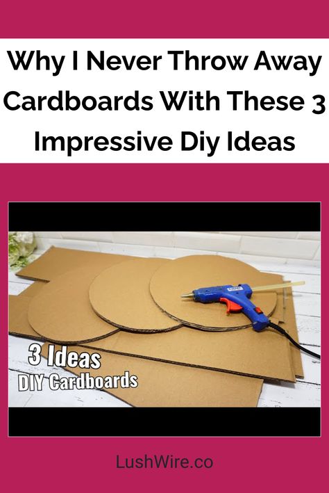 Why I Never Throw Away Cardboards With These 3 Impressive Diy Ideas Cardboard Upcycle Diy Projects, Crafts To Make With Cardboard, Card Board Craft Ideas, Things To Make Out Of Cardboard, Cardboard Diy Ideas, Diy Cardboard Projects, Upcycle Cardboard, Box Trolls, Cheap Diy Wall Art