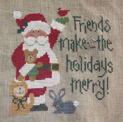 Merry Friends | by Lizzie Kate | Denise | Flickr Lizzie Kate, Holiday Cross Stitch, Xmas Cross Stitch, Stitch 2, Needle Art, Christmas Cross Stitch, Counted Cross Stitch, Tree Ornaments, Christmas Tree Ornaments