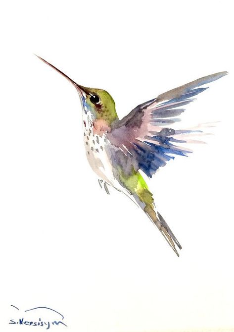 Flight Art, Watercolor Hummingbird, Hummingbird Painting, Hummingbird Art, Bird Drawings, Watercolor Inspiration, Red Burgundy, Watercolor Bird, Watercolor Techniques