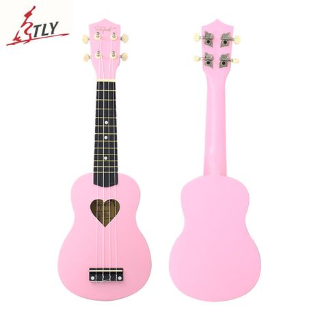 Hot Sale Mcool 21 inch Pink Ukelele Ukulele 4 Strings Hawaii Mini Guitar Heart-shaped Tone Hole Basswood Wood Uke Ukulele Art, Mini Guitar, Kawaii Things, Music Instrument, Disney Princess Art, Ukelele, Pink Houses, Princess Art, Ukulele