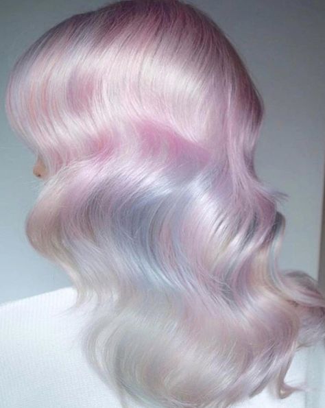 Holographic Hair, Opal Hair, Festival Chic, Platinum Hair, Unicorn Hair, Pastel Hair, Dye My Hair, Hair Inspo Color, Cool Hair Color