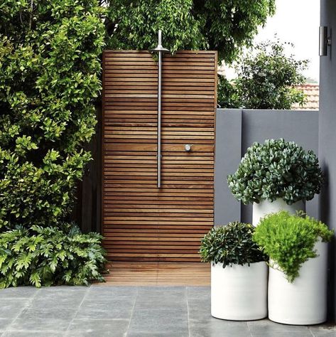 Sussex Taps on Instagram: “Like many others, we holding out for the great Australian summer to arrive! Our Monsoon collection is made out of marine-grade Stainless…” Pool Shower, Beach Shower, Outdoor Bathrooms, Patio Spaces, Shower Design, Outdoor Oasis, Outdoor Shower, Pool Designs, Container Gardening