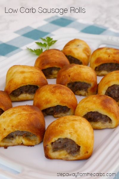 Low Carb Sausage Rolls, Breakfast Casserole Low Carb, Keto Pastry, Low Carb Sausage, Casserole Low Carb, Christmas Keto, Keto Sausage, Keto Pork, Fathead Dough