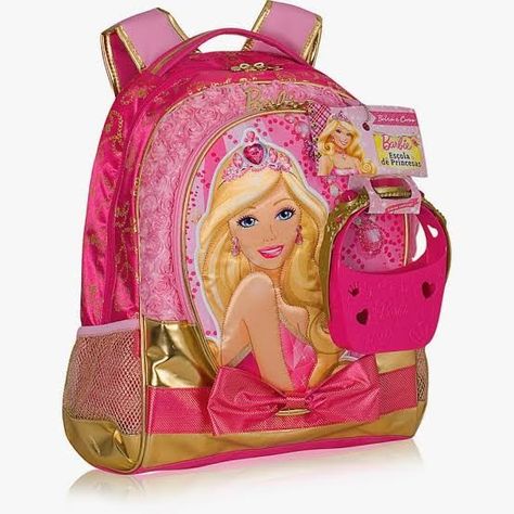 Barbie Props, Senior Backpacks, Barbie Backpack, 2000s Toys, Barbie Inspiration, My Little Pony Cake, Nostalgia 2000s, Pencil Pouches, Little Pony Cake