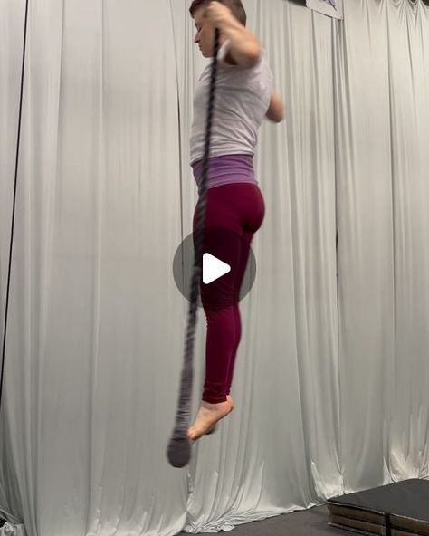 Rebecca Ellyn on Instagram: "Found a new pathway today that I am stoked about. Thigh hitch to crossback- give it a try and tag me. Can’t wait to clean it up 💜🎪💙  #trapeze #trapezeartist #dancetrapeze #circus #circusarts #refugeaerial #trapezeexploration #aerialarts #aerialistsofig #batonrougecircus #pathways #thighhitch #crossback #trapezegoblin #acrobat #acrobatics #cirque" Circus Core, Trapeze Circus, Trapeze Artist, Aerial Arts, Circus, Instagram