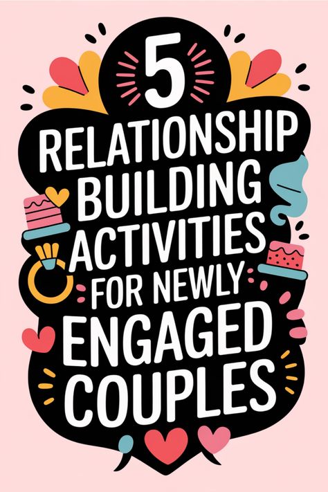 Explore these 5 relationship-building activities for newly engaged couples that will strengthen your bond and create lasting memories. From planning a romantic getaway to cooking dinner together, these activities are designed to deepen your connection and foster communication. Take the time to nurture your relationship and enjoy this special chapter of your love story together. Whether it's stargazing under the night sky or going on a spontaneous adventure, these activities will help you build a Couple Building Activities, Bonding Activities Couples, Relationship Building Activities, Trust Building Activities, Engagement Planning, Fun Couple Activities, Relationship Activities, Unique Date Ideas, Relationship Development