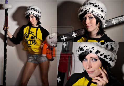 Trafalgar Law Female Law, Law Cosplay, One Piece Cosplay, Trafalgar Law, Fantasias Halloween, Halloween Party Costumes, Real People, Costume Party, Try It