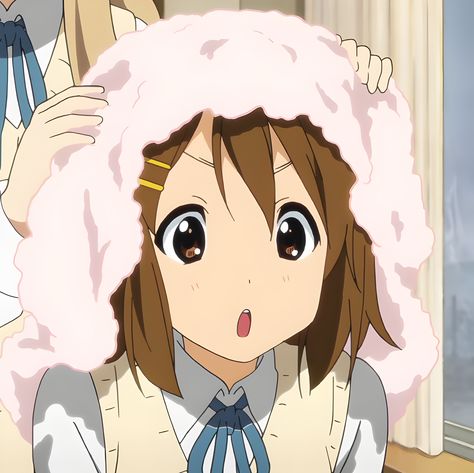 𝒌-𝒐𝒏! Yui K-on Icon, K On Pfp, K-on Icons, 9 Tailed Kitsune, Anime Characters Birthdays, Yui Hirasawa, Born In November, Anime Screencaps, K On