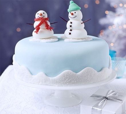 Brown Food Coloring, Snowman Cake, Orange Food Coloring, Christmas Cake Designs, Friends Cake, Christmas Cake Decorations, Xmas Cake, Blue Food Coloring, Bbc Good Food Recipes