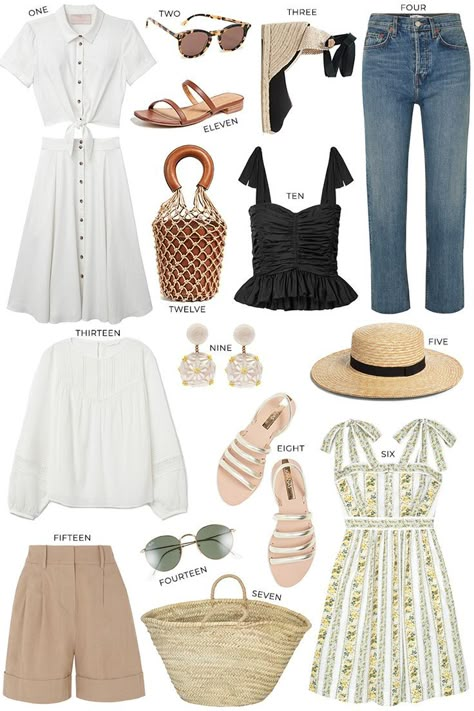 Traveling To Europe, Portugal Trip, France Outfits, Spring Capsule Wardrobe, Summer Capsule Wardrobe, Fashion Capsule, Looks Black, The South Of France, 가을 패션