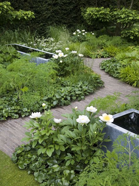 Tiered Yard Landscaping, Meandering Path, Shade Garden Design, Wooden Path, Have Inspiration, White Garden, Water Element, Woodland Garden, Garden Pathway