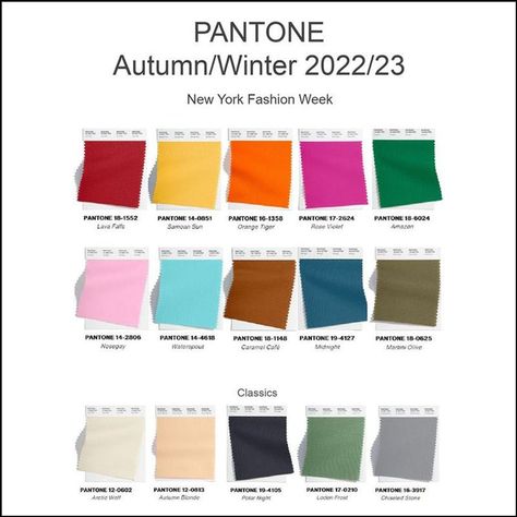 Pantone Autumn Winter 23/24, Fw2023 Color Trends, Trend Color Palette Autumn-winter 2023/24, Pantone Fall Winter 2023/24, Fall 2023 Colors, Pantone Fall, Shingle Colors, Color Trends Fashion, Fall Items