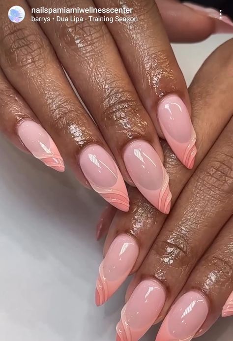 Vacation Nails Black, Almond Shape Nail Designs, Vacation Nails Black Women, Nail Designs Black, Nails Black Women, Oval Nails Designs, Makeup Nails Designs, Romantic Nails, Diva Nails