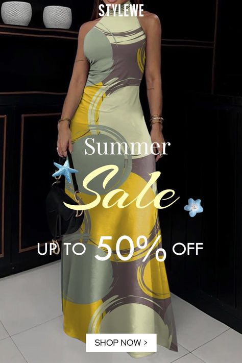 Shop online fashion and enjoy exclusive discounts Best Sellers at stylewe Online Stores. Stylewe offers fashion black and white women's Best Sellers with pops of color and patterns for Sale. Fashion Black And White, Dots Dress, Polka Dot Maxi Dresses, Ladies Clothes, Fashion Elegant, Fashion Black, A Line Dresses, Online Stores, Polka Dot Dress