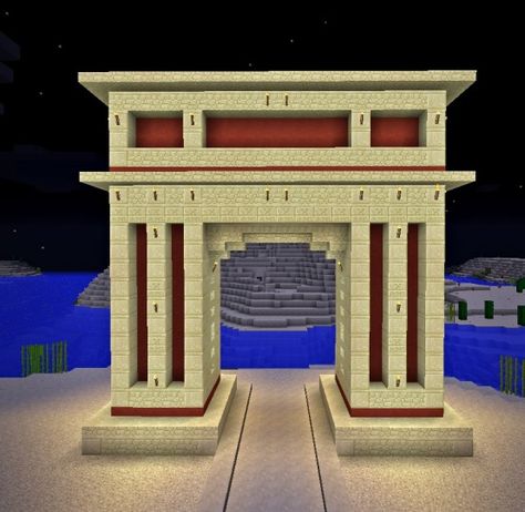 Roman Buildings Minecraft, Rome Minecraft, Minecraft Colloseum, Minecraft Roman Builds, Greek Minecraft Builds, Minecraft Greek Buildings, Roman Minecraft, Minecraft Butcher Shop, Archway Minecraft