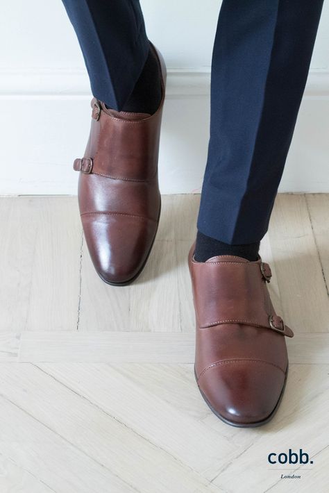 Brown Monk Strap Shoes, Brown Leather Shoes Mens, Shoes Mens Formal, Mens Monk Strap Shoes, Shoe Store Design, Monk Strap Dress Shoes, Double Monk Strap Shoes, Mens Casual Leather Shoes, Gentleman's Wardrobe