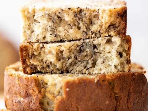 Oat Flour Banana Bread, Cake Mix Banana Bread, Pecan Desserts, Peanut Butter Banana Bread, Flours Banana Bread, Banana Bread Recipe Healthy, Easy Banana Bread Recipe, Healthy Banana Bread, Healthy Banana