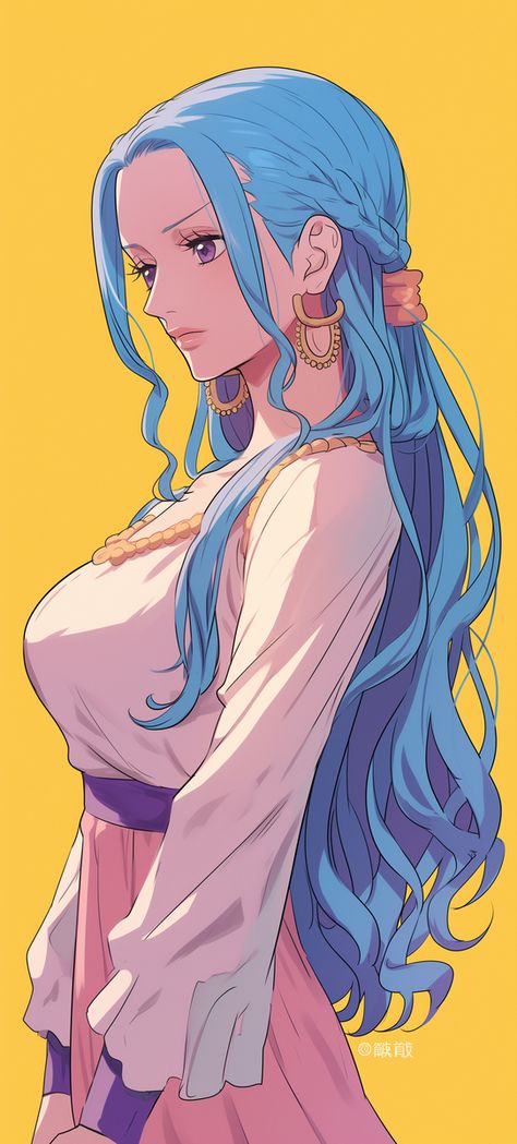 One Piece Nefertari Vivi, Princess Vivi One Piece, Nico Robin Alabasta, One Piece Female Characters, One Piece Waifus, Vivi Fanart, One Piece Vivi, Princess Vivi, One Piece Uta