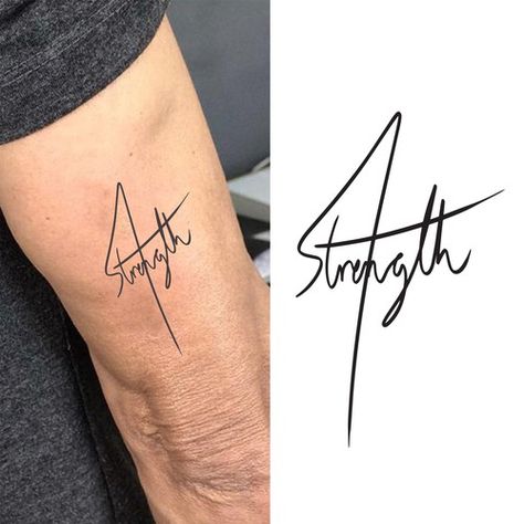 Minimalistic Forearm Tattoo, Tattoo On Elbow Men, Decent Tattoo For Men, Small Country Tattoos For Men, Mens Strength Tattoo, Tattoo Ideas For Men Small Arm, Script Tattoo For Men, Elbow Tattoo Men Back Of, Above Elbow Tattoo Men